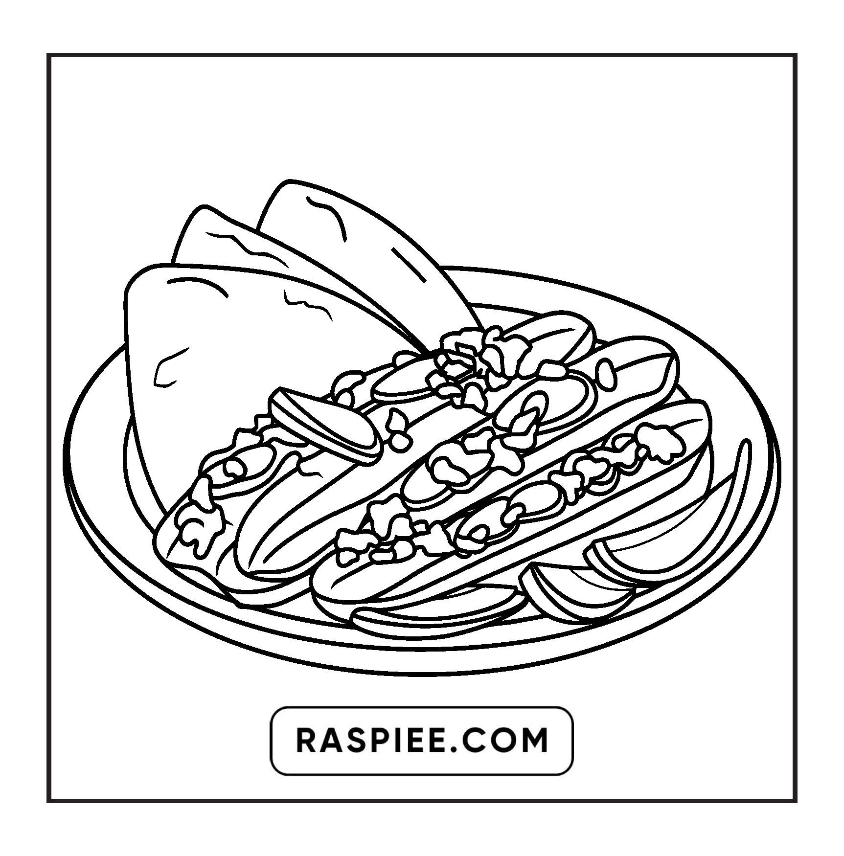 76 Bold and Easy Mexican Treats Coloring Pages