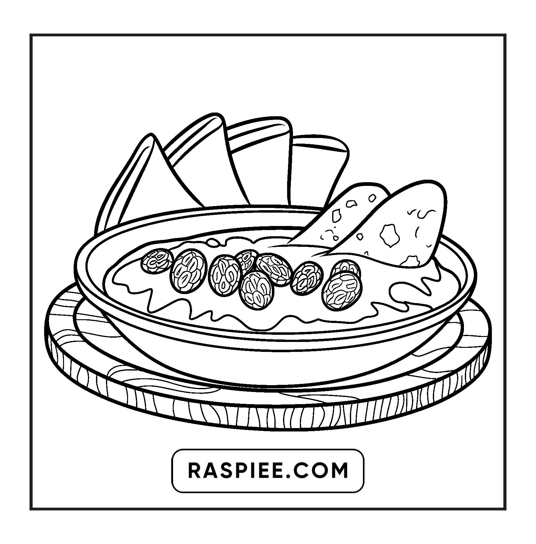 76 Bold and Easy Mexican Treats Coloring Pages