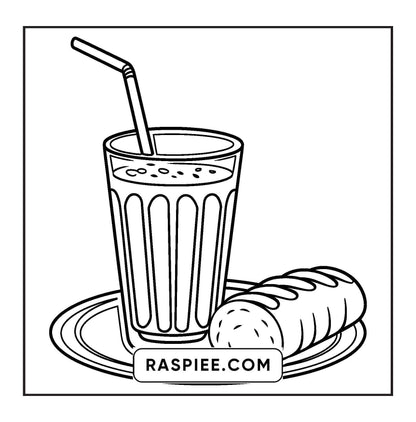 76 Bold and Easy Mexican Treats Coloring Pages