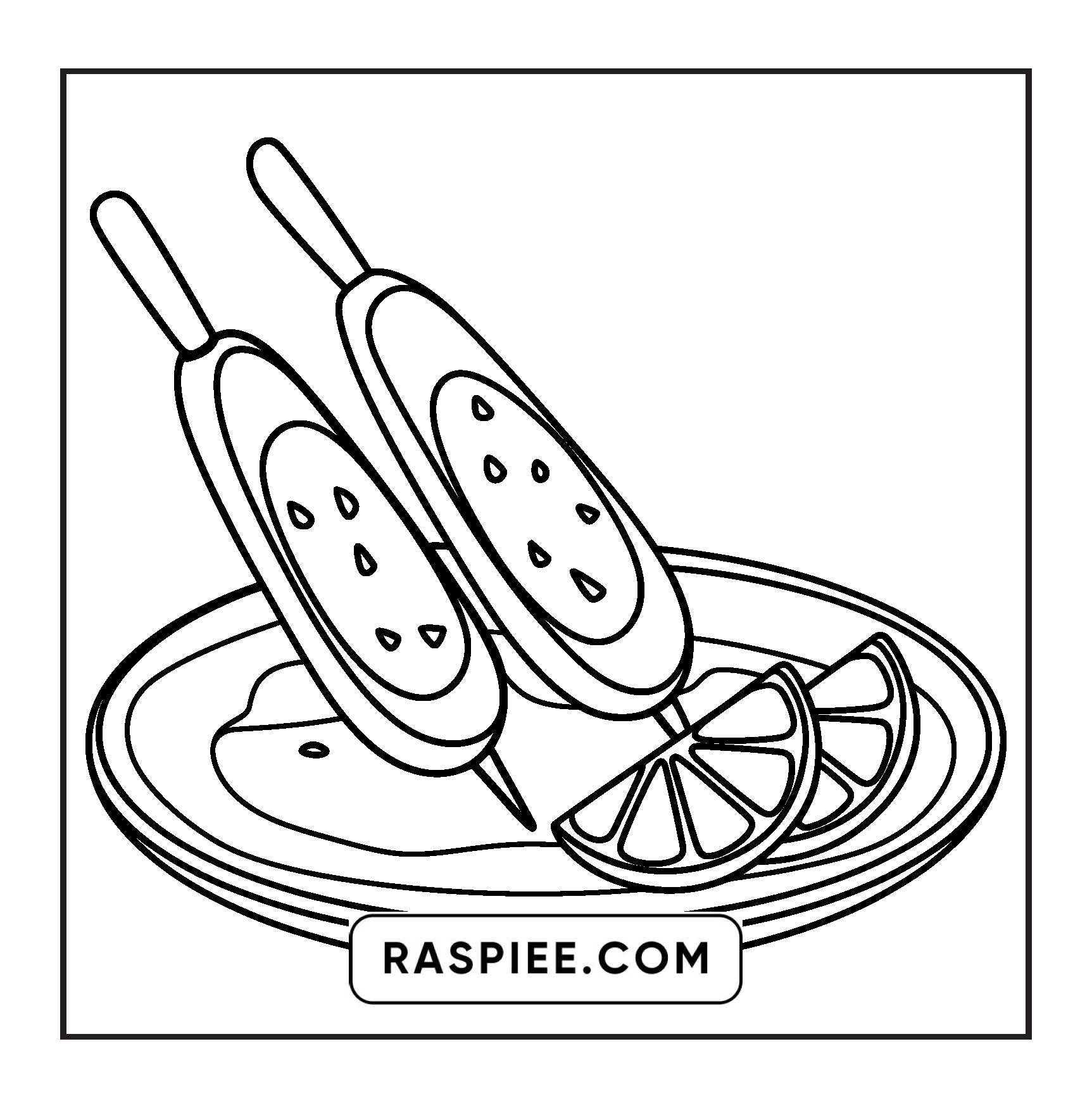 76 Bold and Easy Mexican Treats Coloring Pages