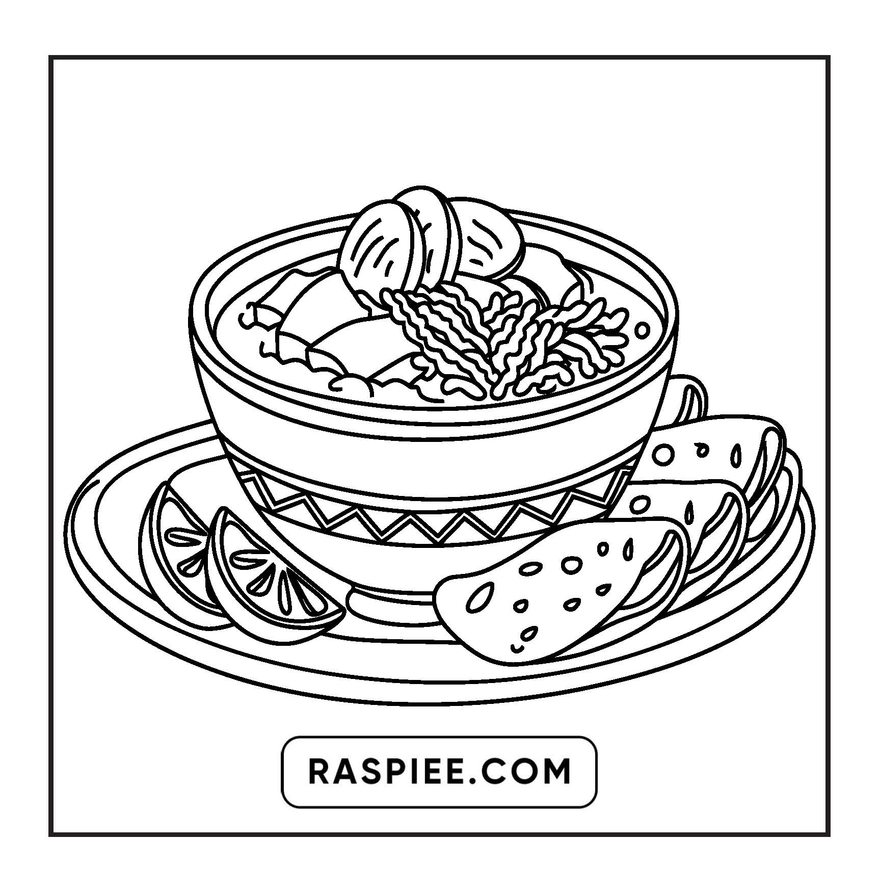76 Bold and Easy Mexican Treats Coloring Pages