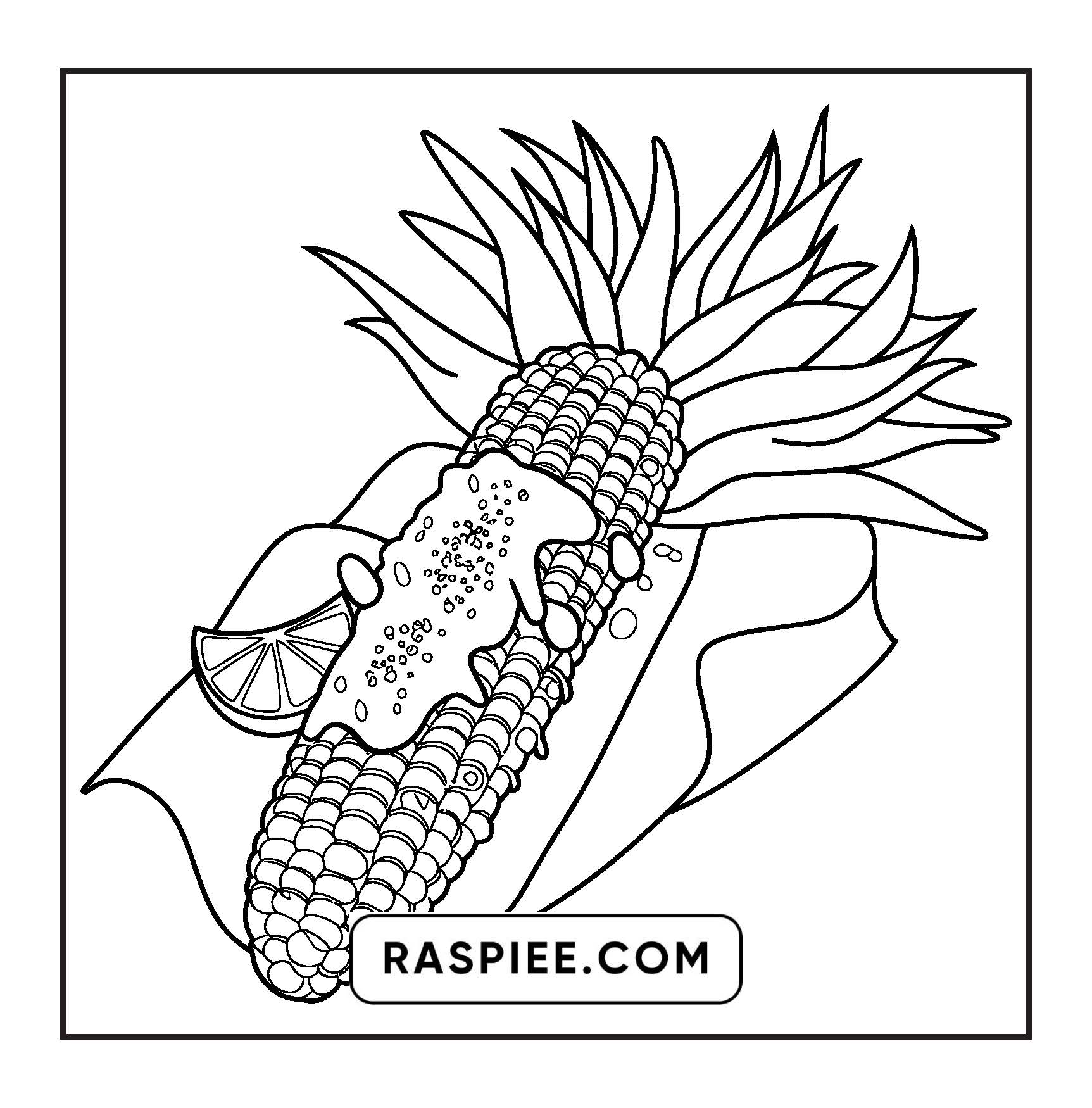 76 Bold and Easy Mexican Treats Coloring Pages
