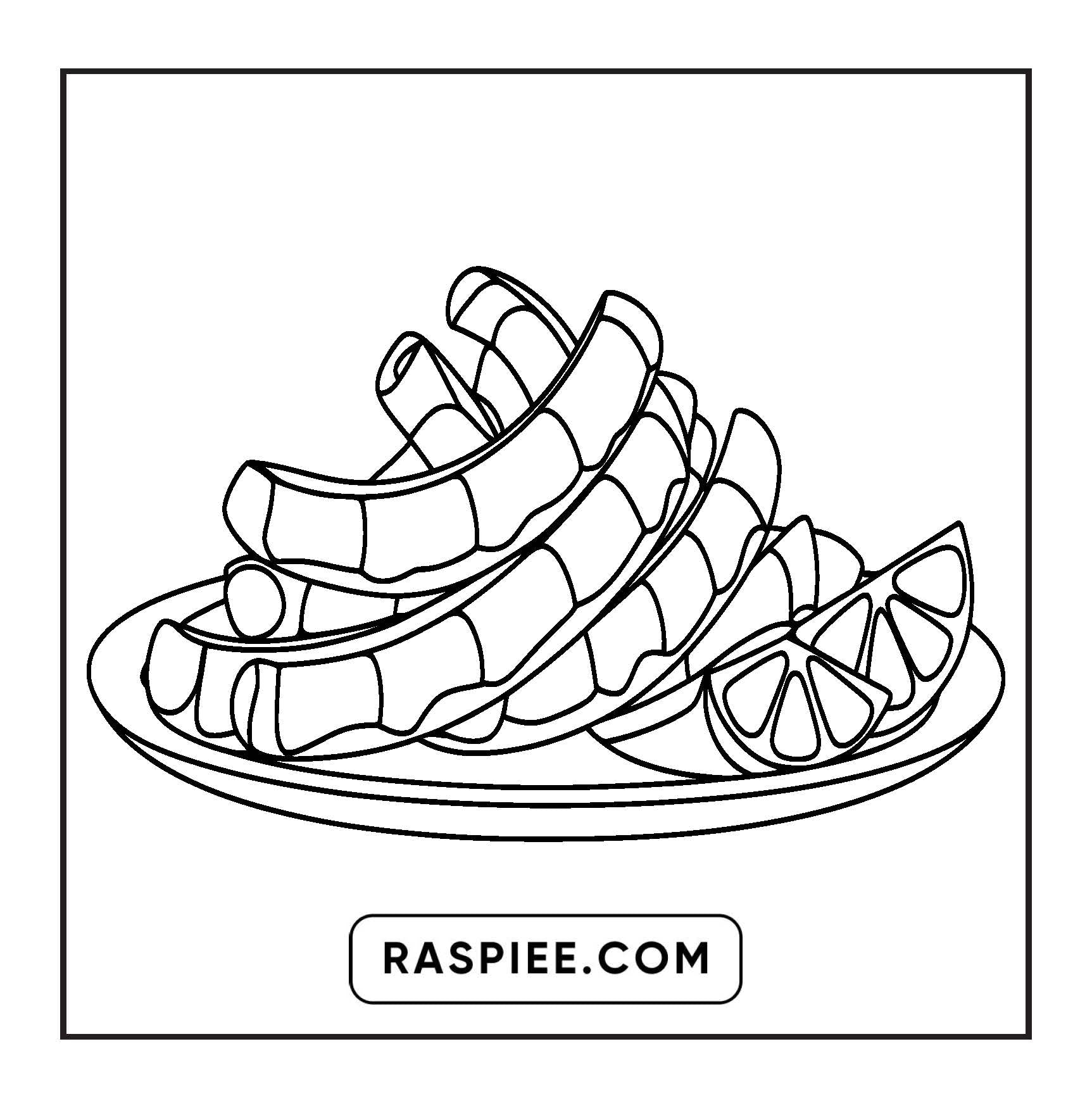 76 Bold and Easy Mexican Treats Coloring Pages