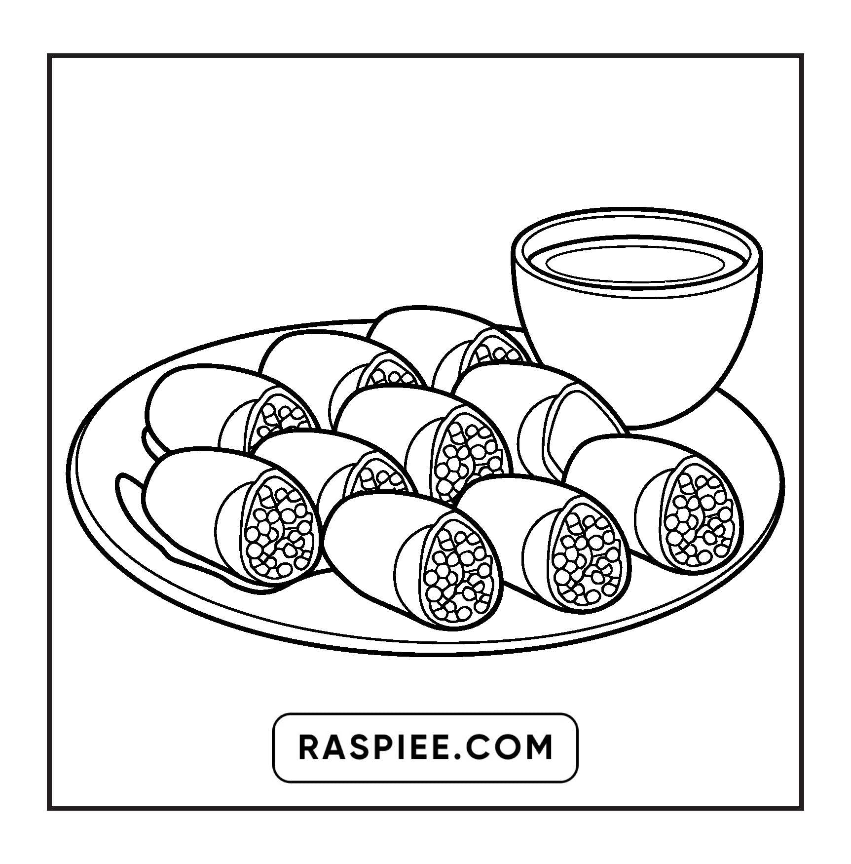 76 Bold and Easy Mexican Treats Coloring Pages