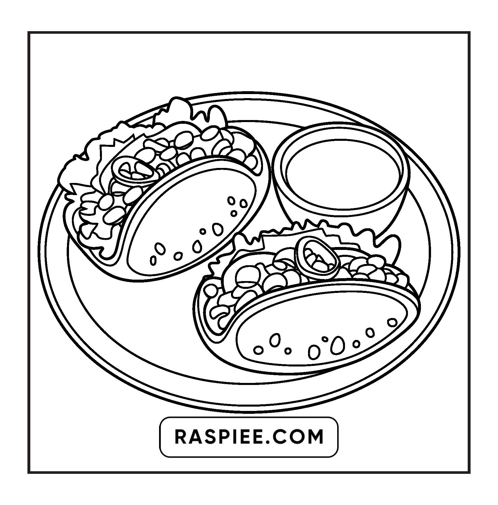 76 Bold and Easy Mexican Treats Coloring Pages