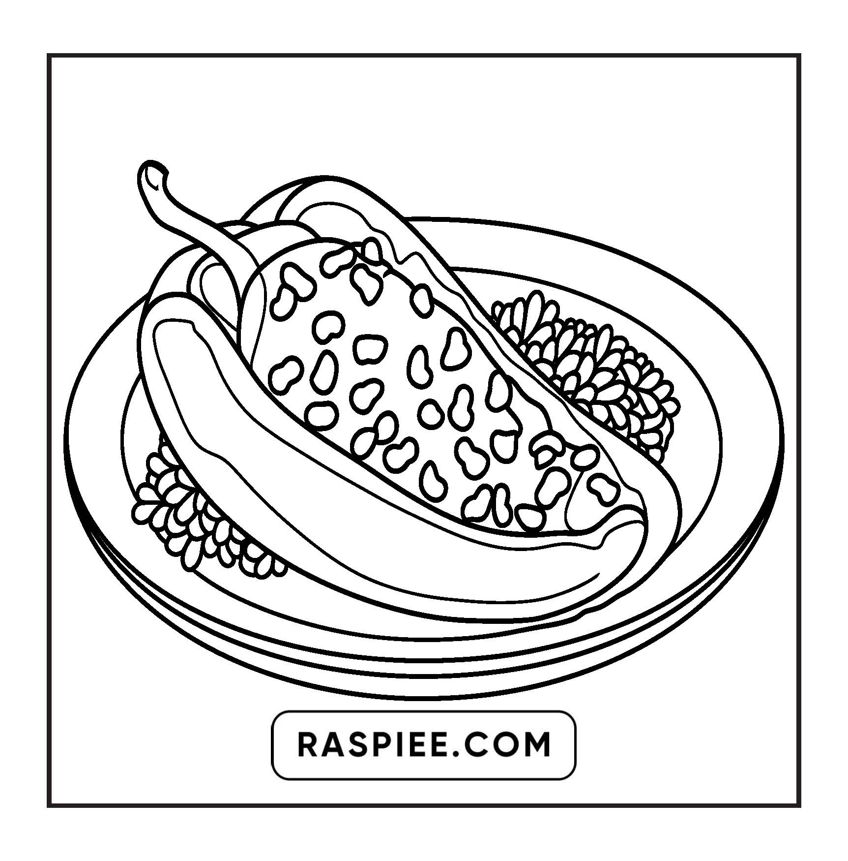 76 Bold and Easy Mexican Treats Coloring Pages