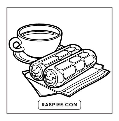 76 Bold and Easy Mexican Treats Coloring Pages
