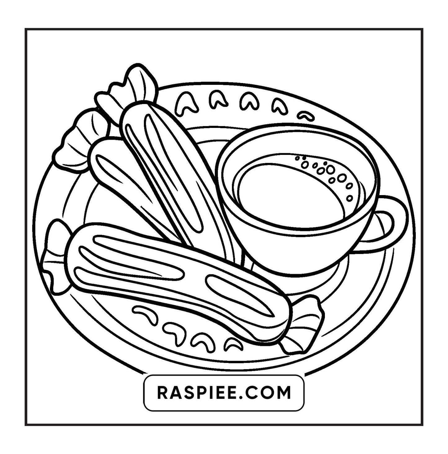 76 Bold and Easy Mexican Treats Coloring Pages