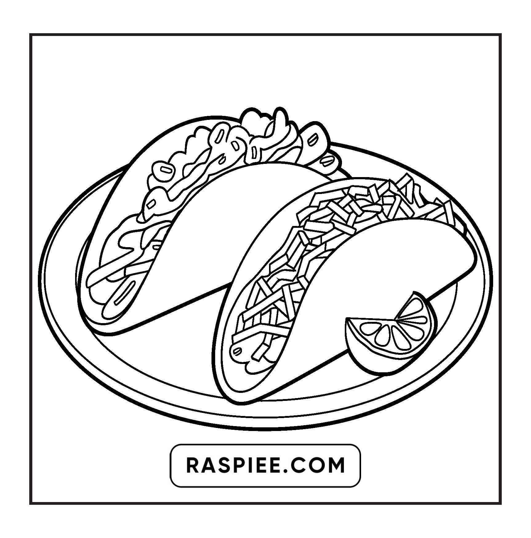 76 Bold and Easy Mexican Treats Coloring Pages