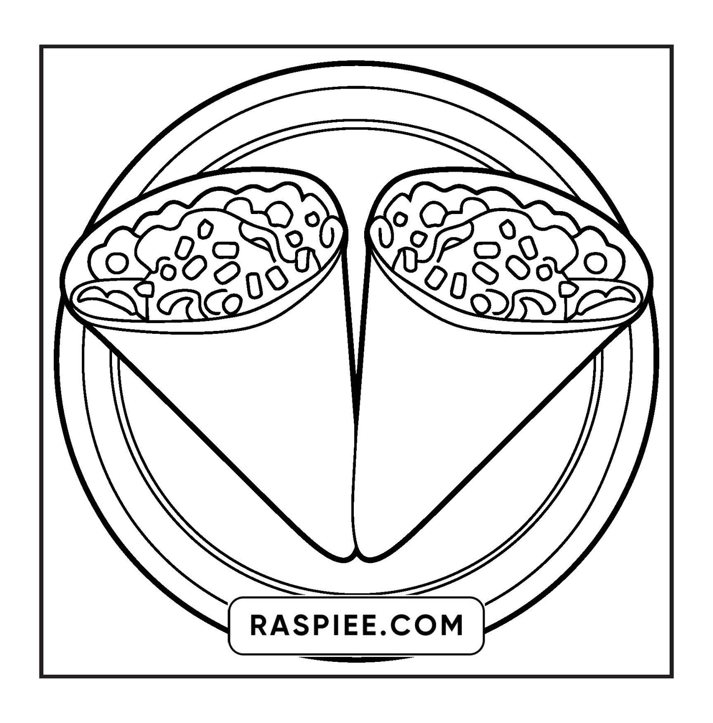 76 Bold and Easy Mexican Treats Coloring Pages
