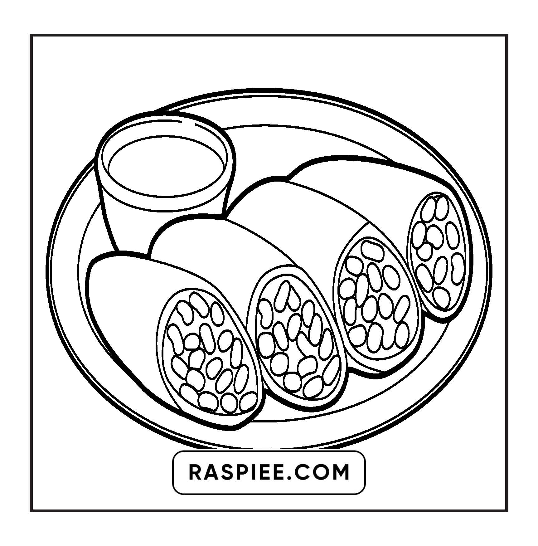 76 Bold and Easy Mexican Treats Coloring Pages