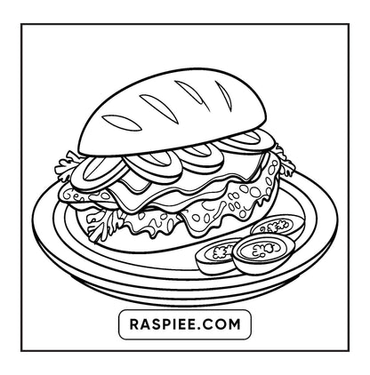 76 Bold and Easy Mexican Treats Coloring Pages