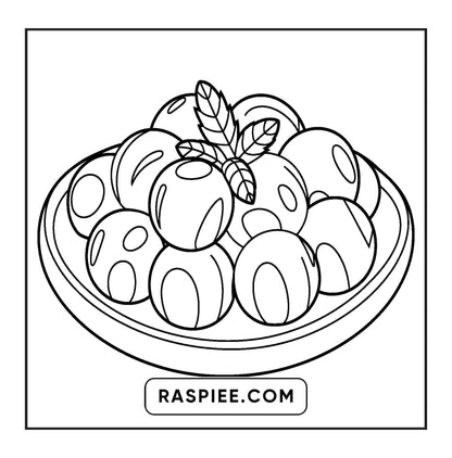 76 Bold and Easy Mexican Treats Coloring Pages