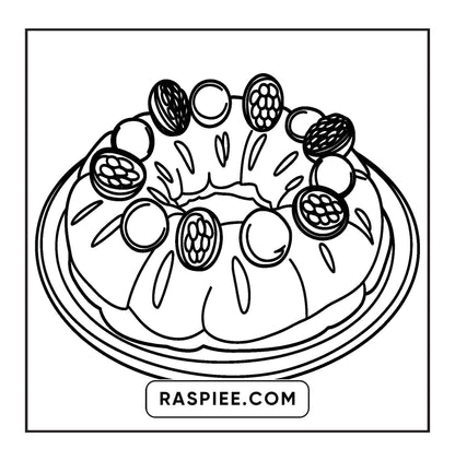 76 Bold and Easy Mexican Treats Coloring Pages