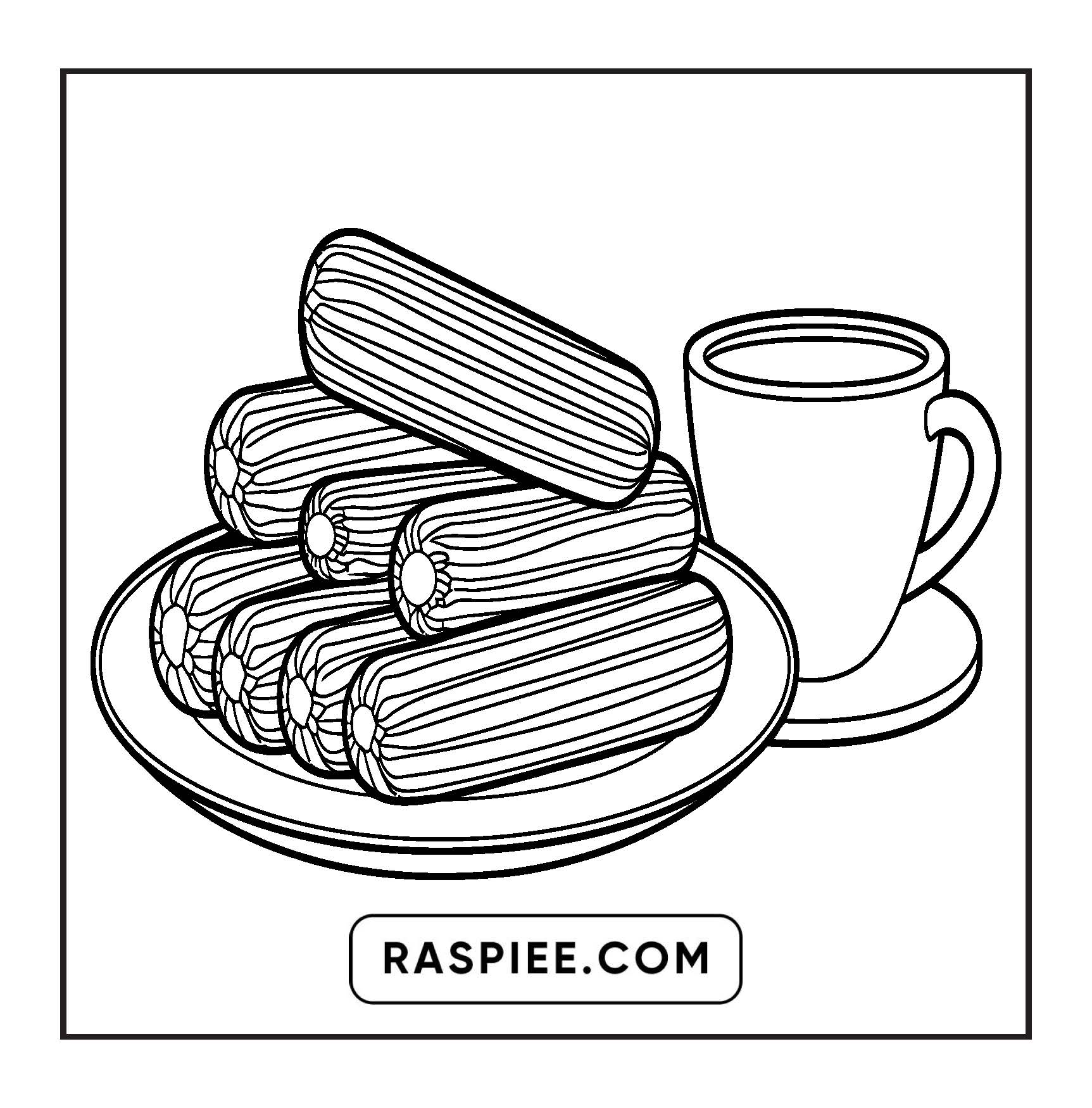 76 Bold and Easy Mexican Treats Coloring Pages