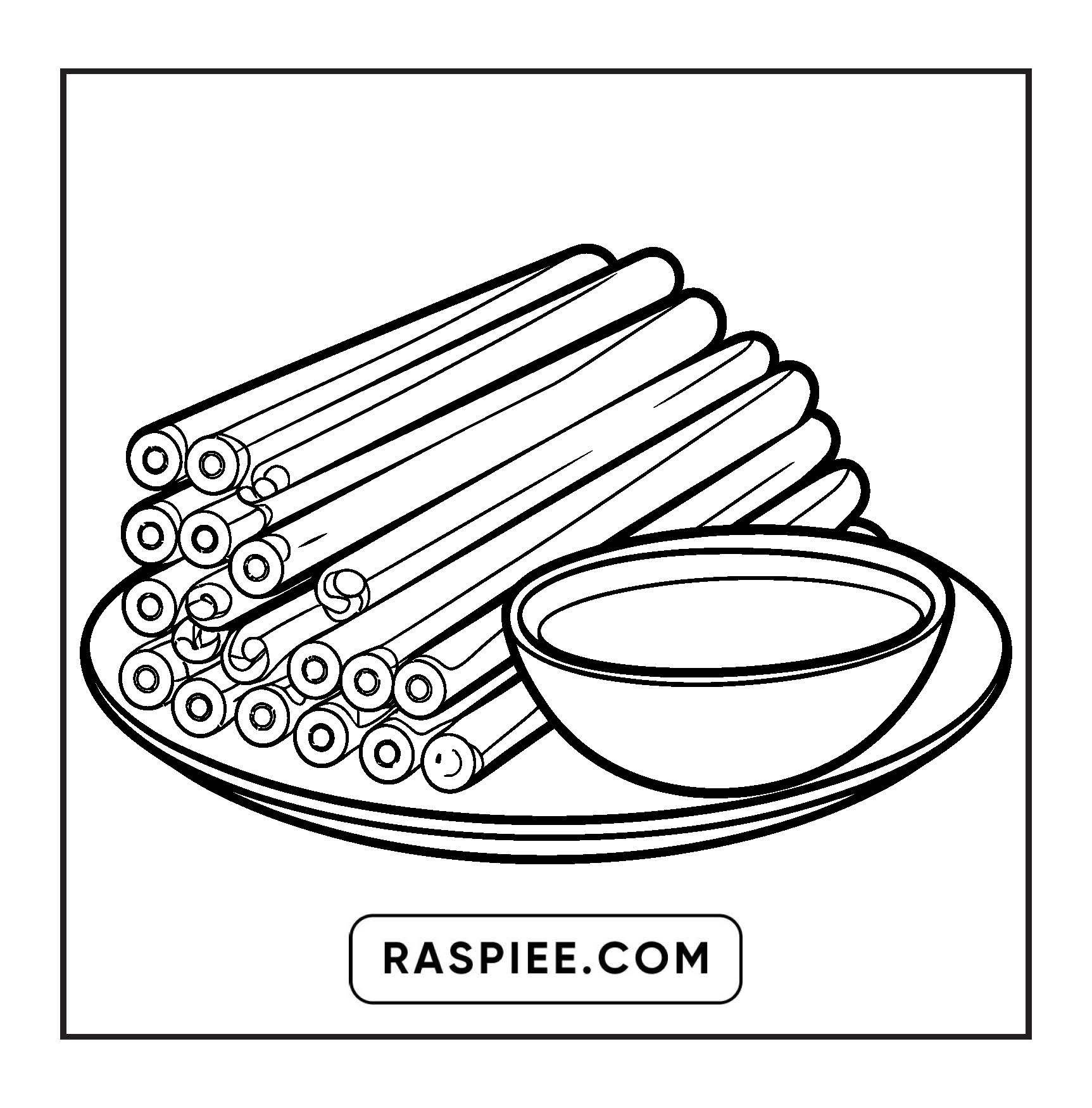 76 Bold and Easy Mexican Treats Coloring Pages