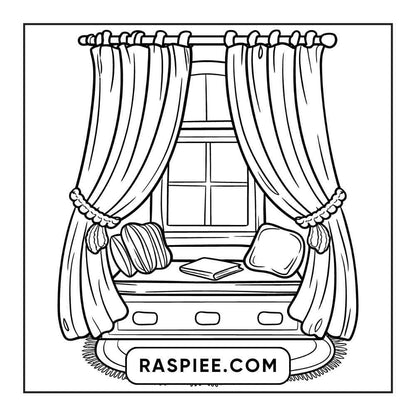 85 Bold and Easy Little Corner Coloring Pages Printable PDF Instant Download