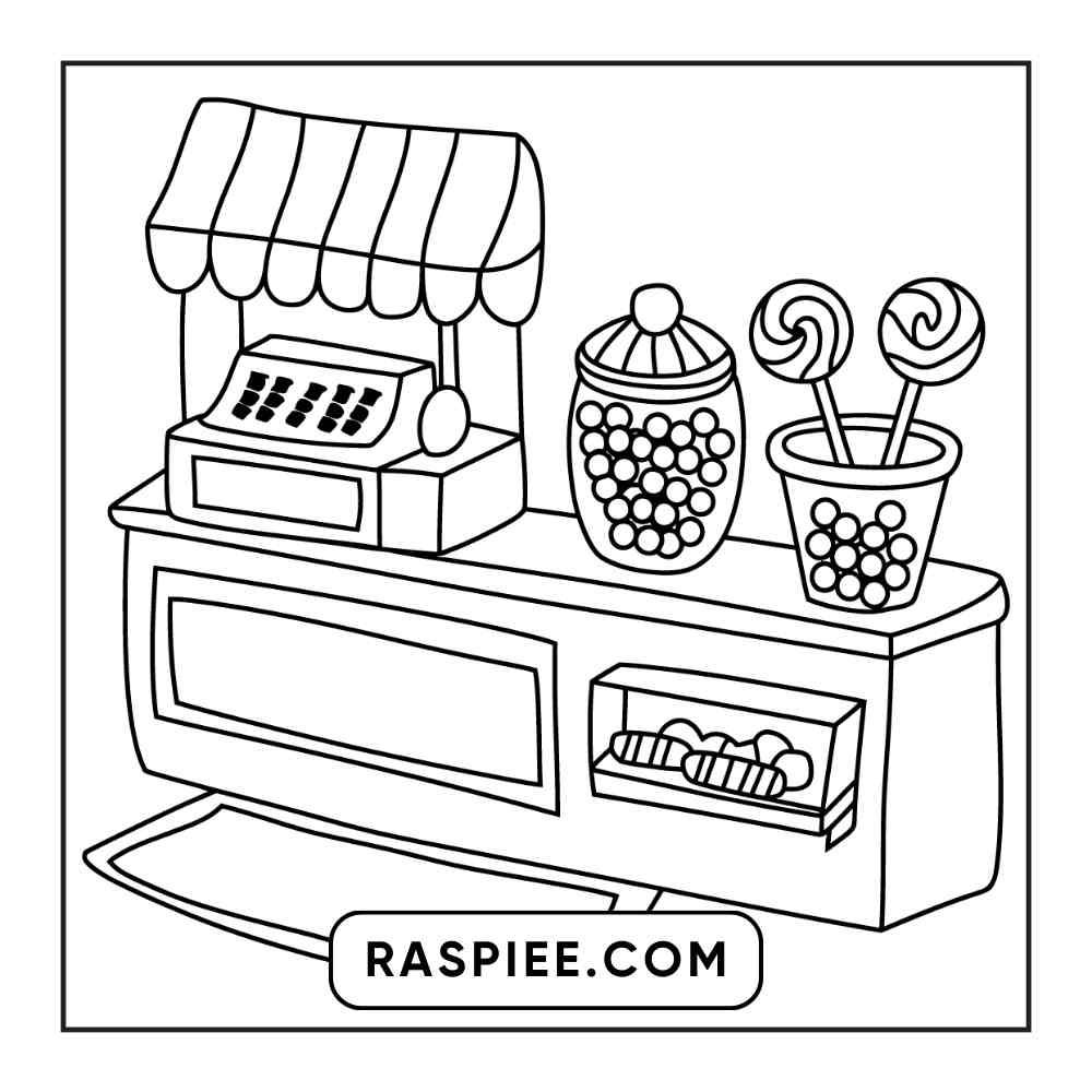 85 Bold and Easy Little Corner Coloring Pages Printable PDF Instant Download