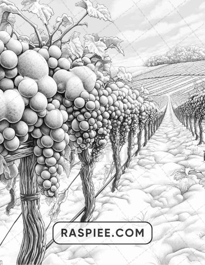 82 Winter Landscapes Adult Coloring Pages