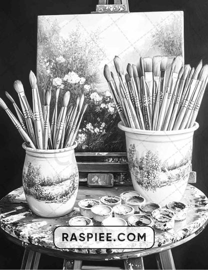 80 Still Life Adult Coloring Pages