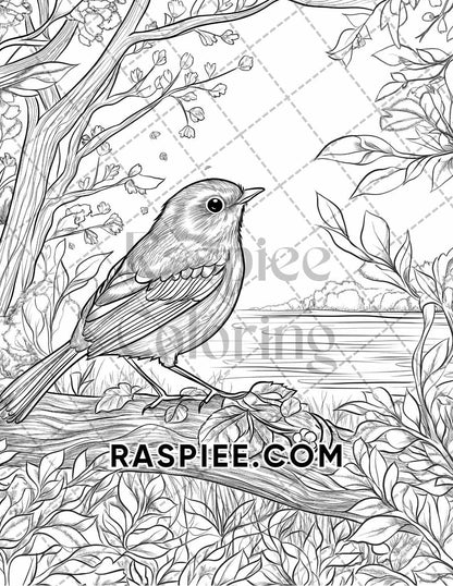 Autumn Charm Adult Coloring Pages Printable PDF Instant Download