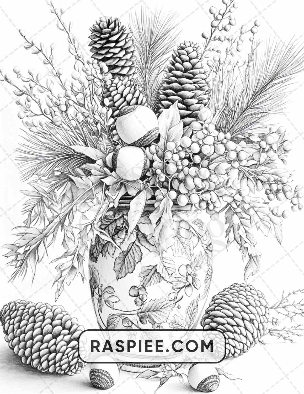80 Still Life Adult Coloring Pages