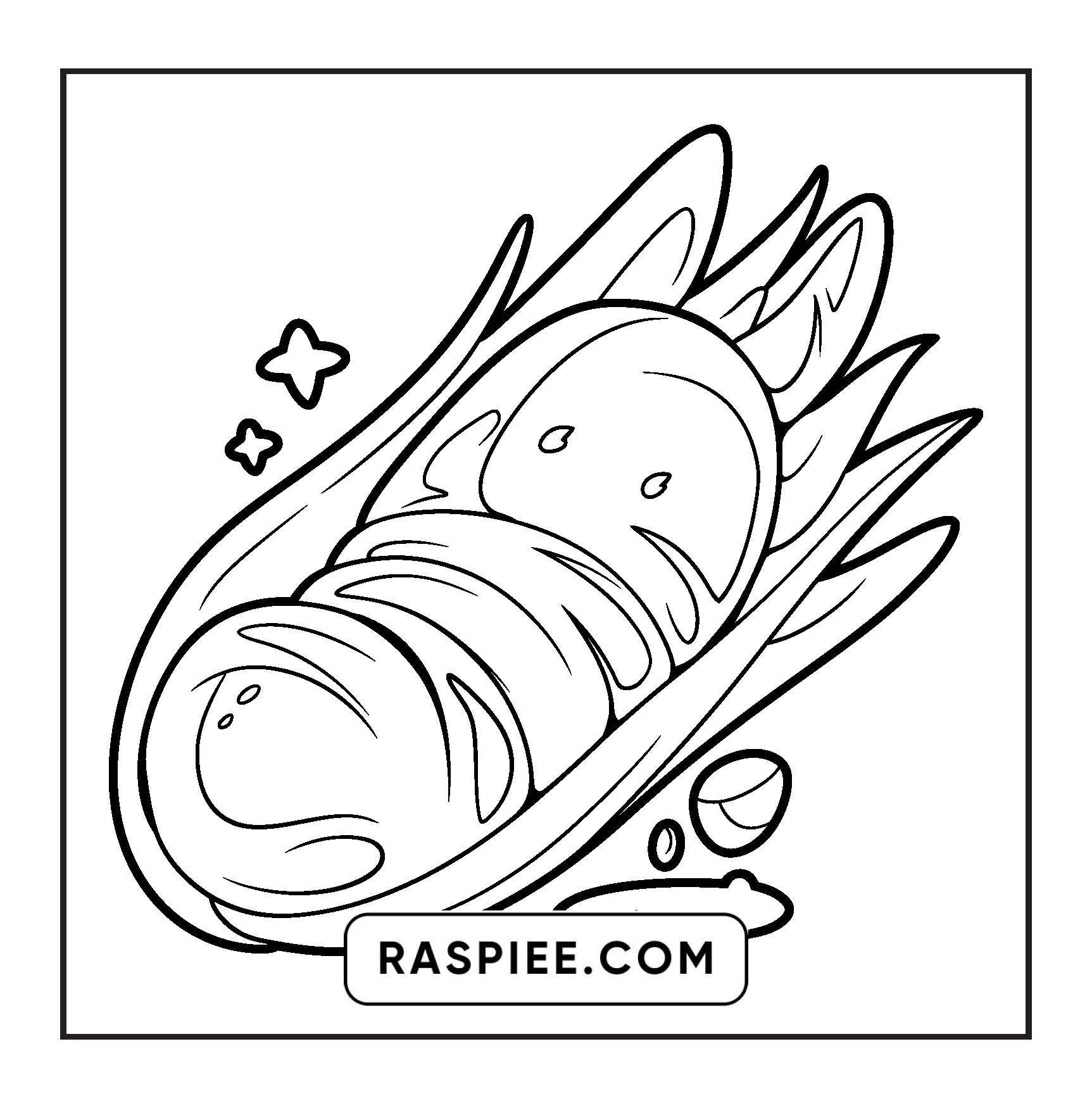 80 Bold and Easy Japanese Food Coloring Pages