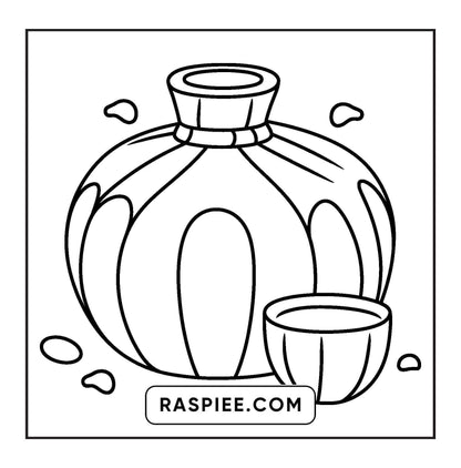 80 Bold and Easy Japanese Food Coloring Pages