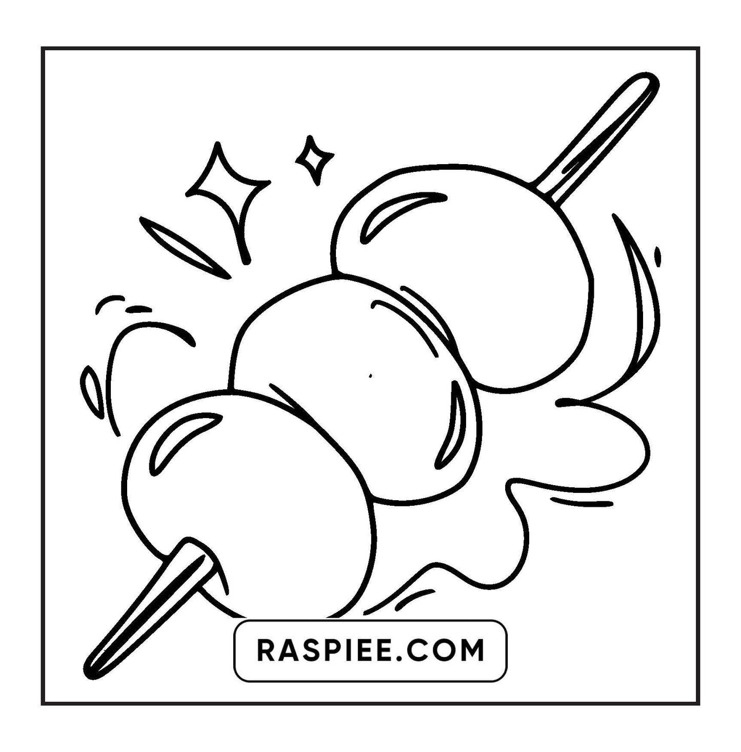 80 Bold and Easy Japanese Food Coloring Pages