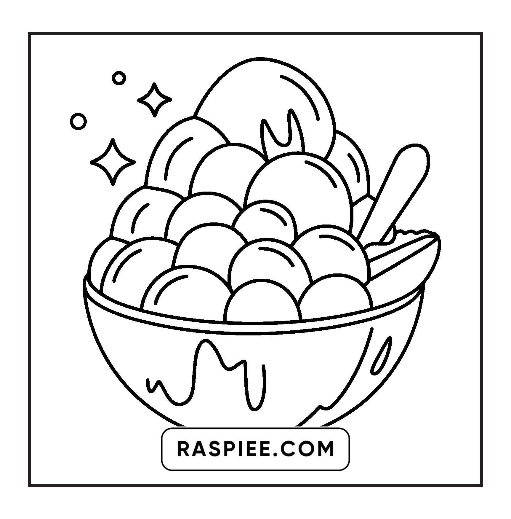 80 Bold and Easy Japanese Food Coloring Pages