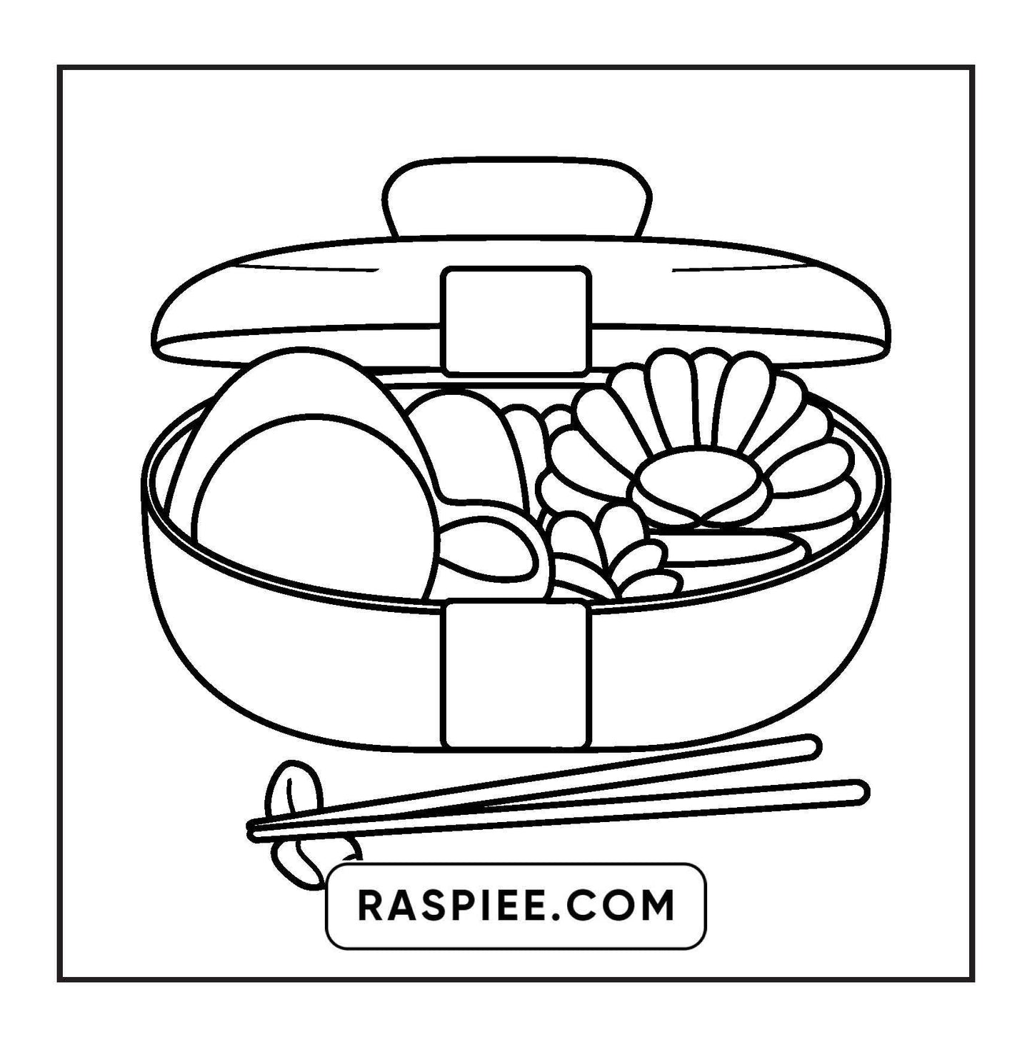 80 Bold and Easy Japanese Food Coloring Pages