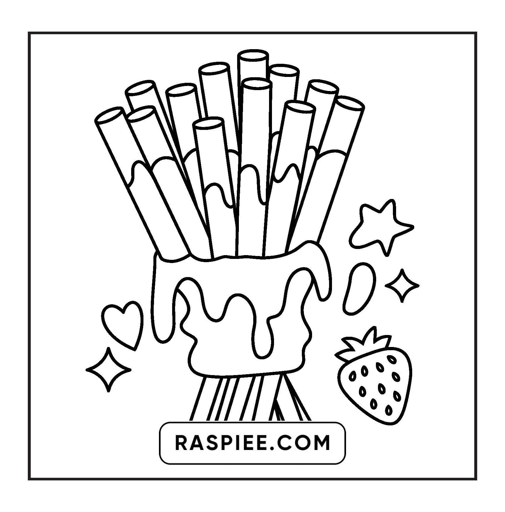 80 Bold and Easy Japanese Food Coloring Pages