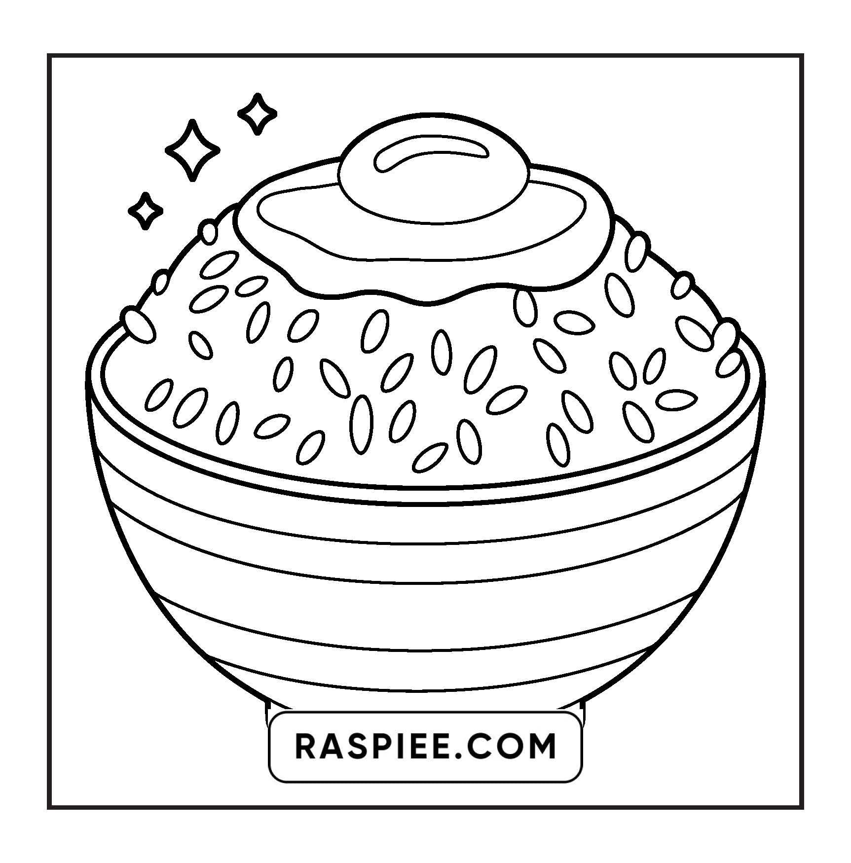 80 Bold and Easy Japanese Food Coloring Pages