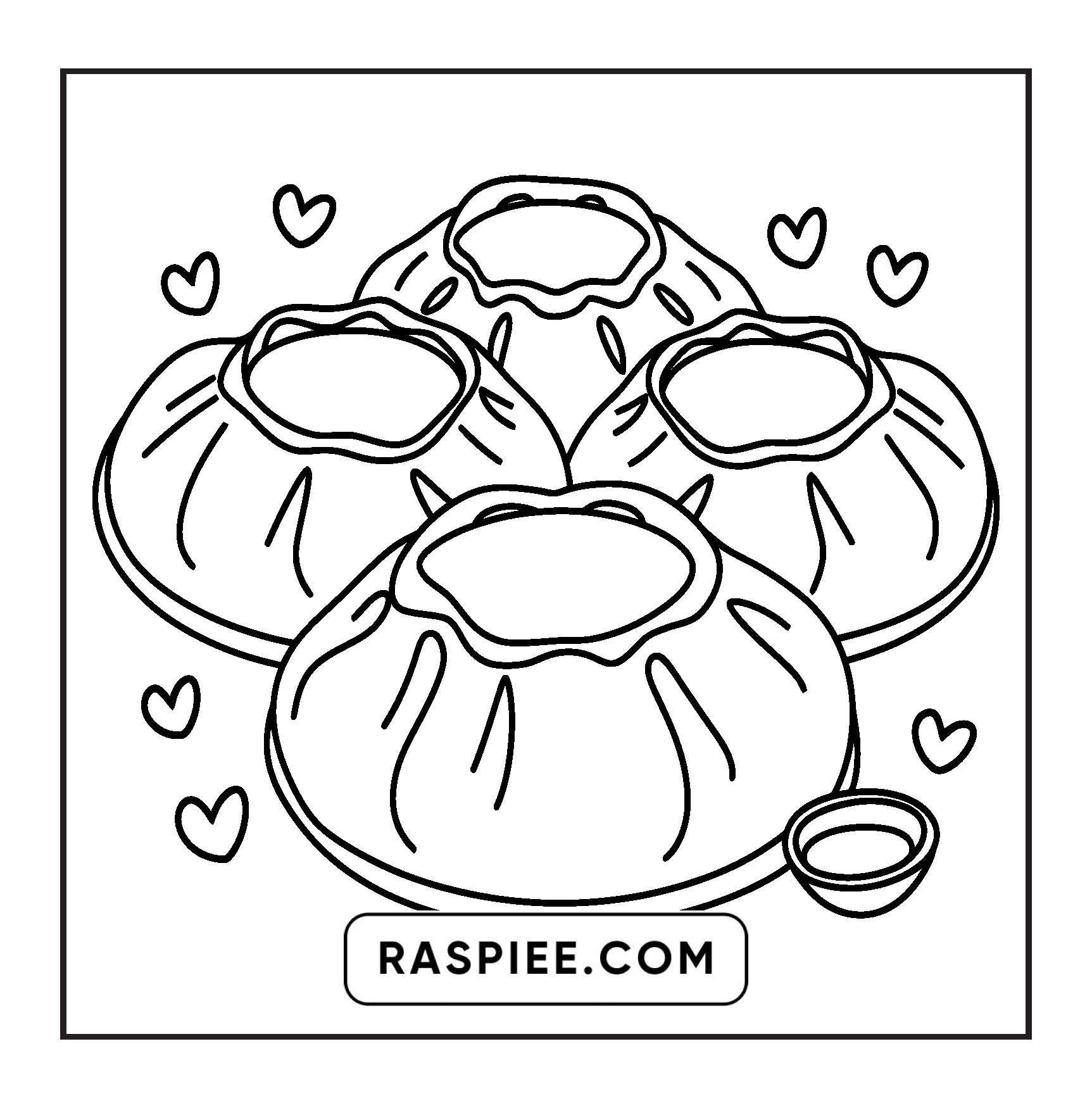 80 Bold and Easy Japanese Food Coloring Pages