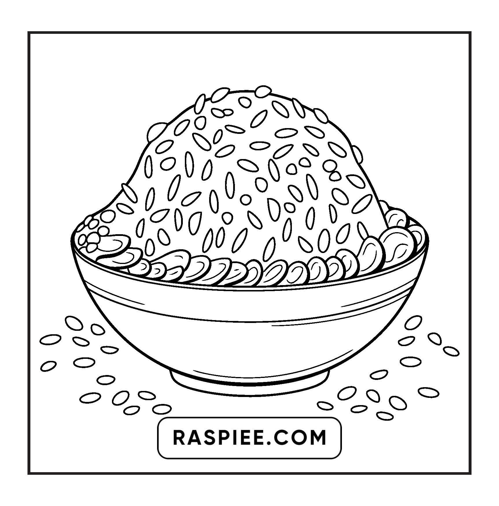 80 Bold and Easy Japanese Food Coloring Pages