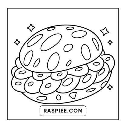 80 Bold and Easy Japanese Food Coloring Pages