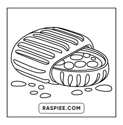 80 Bold and Easy Japanese Food Coloring Pages