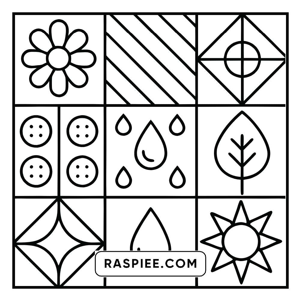 80 Bold and Easy Comfy Patterns Coloring Pages