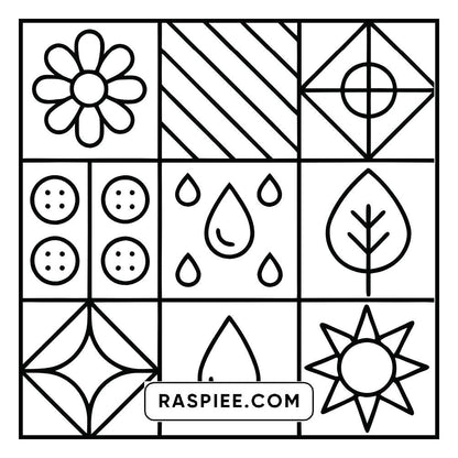 80 Bold and Easy Comfy Patterns Coloring Pages