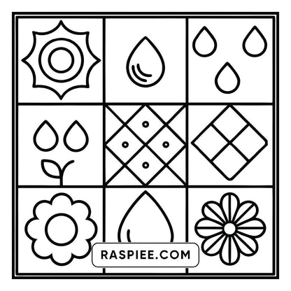 80 Bold and Easy Comfy Patterns Coloring Pages
