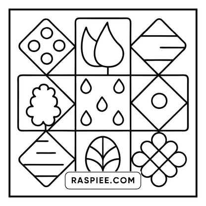 80 Bold and Easy Comfy Patterns Coloring Pages