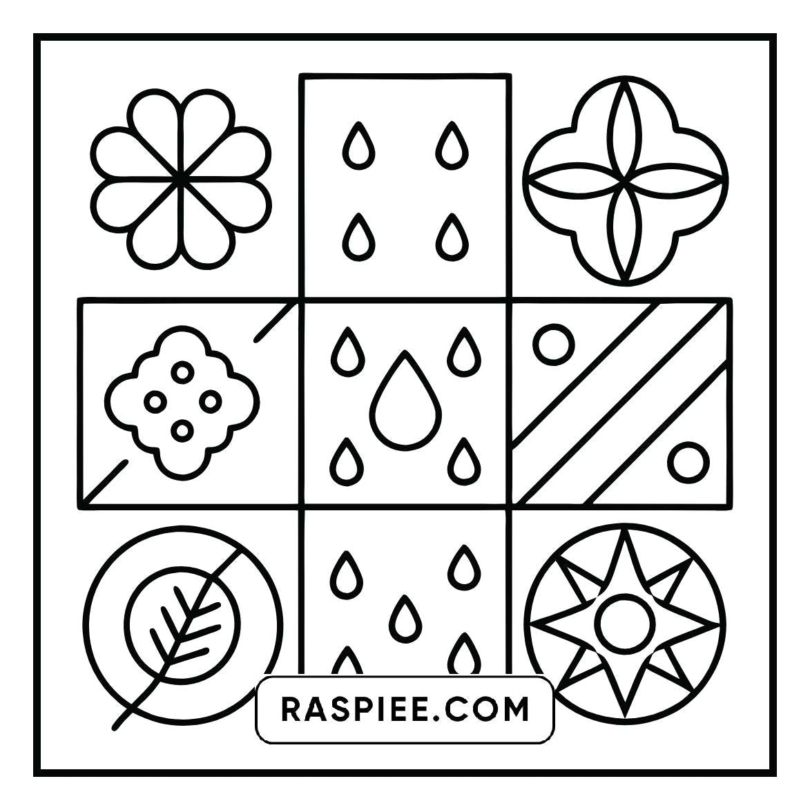 80 Bold and Easy Comfy Patterns Coloring Pages