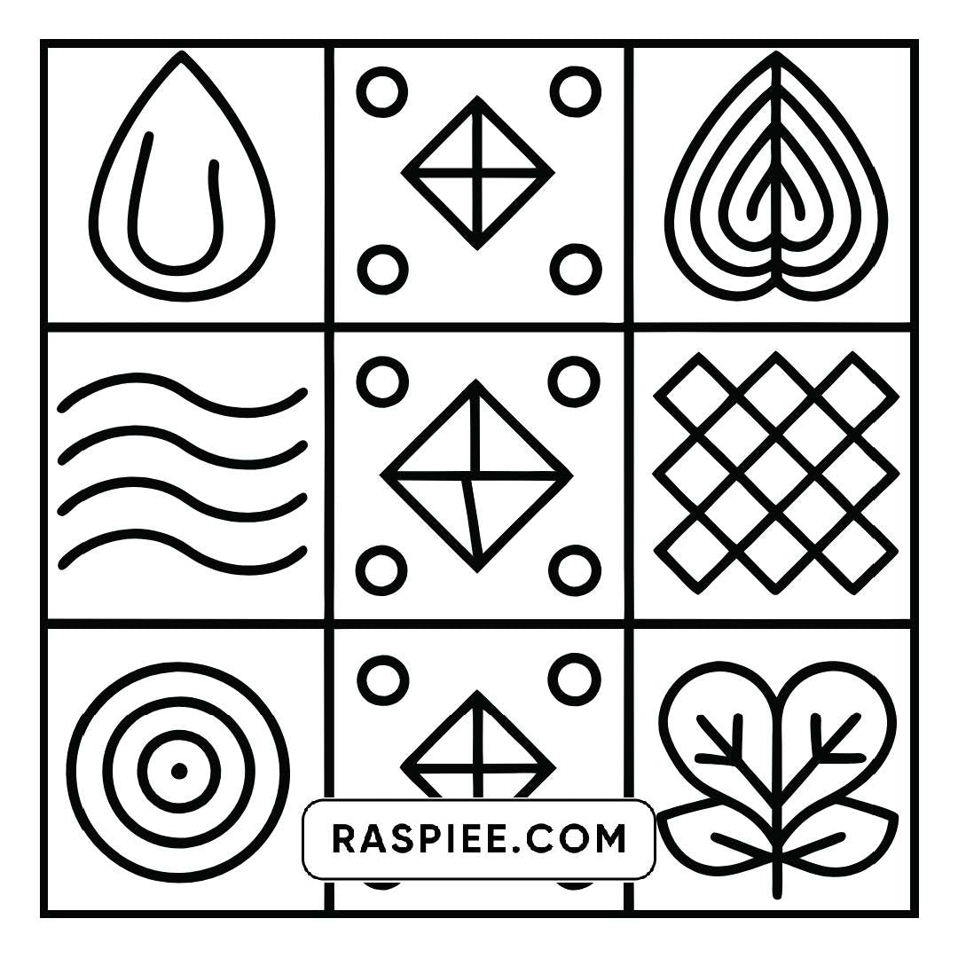 80 Bold and Easy Comfy Patterns Coloring Pages