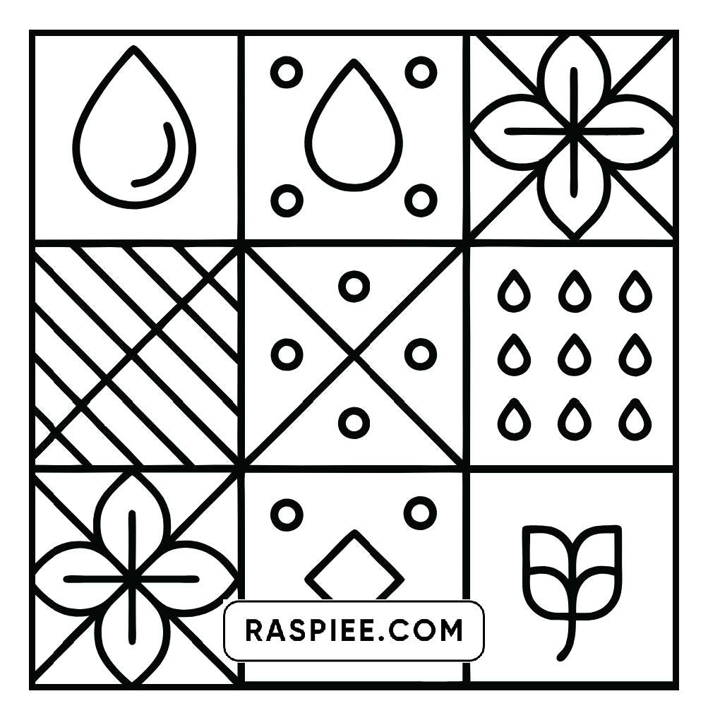 80 Bold and Easy Comfy Patterns Coloring Pages