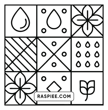 80 Bold and Easy Comfy Patterns Coloring Pages