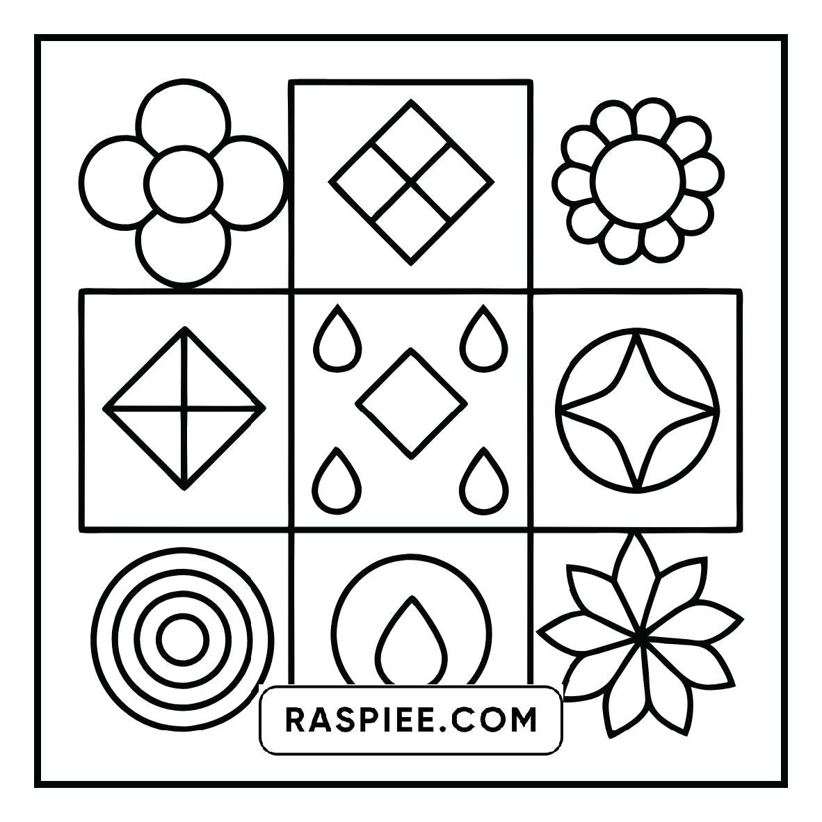 80 Bold and Easy Comfy Patterns Coloring Pages