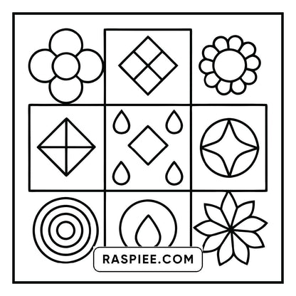 80 Bold and Easy Comfy Patterns Coloring Pages