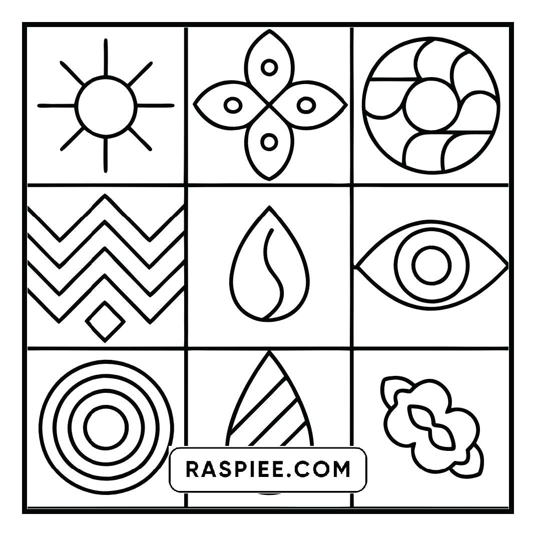 80 Bold and Easy Comfy Patterns Coloring Pages