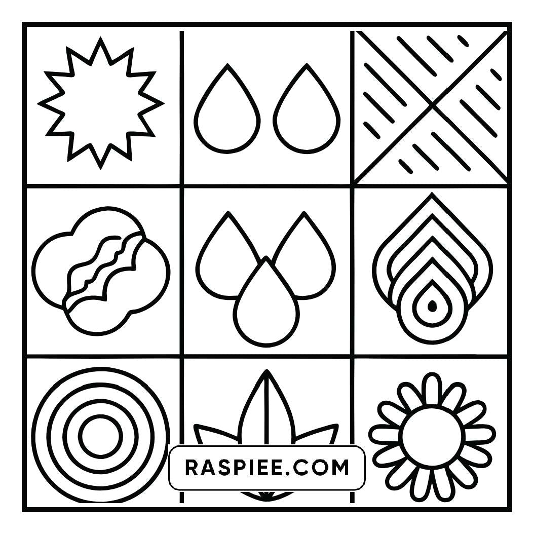 80 Bold and Easy Comfy Patterns Coloring Pages