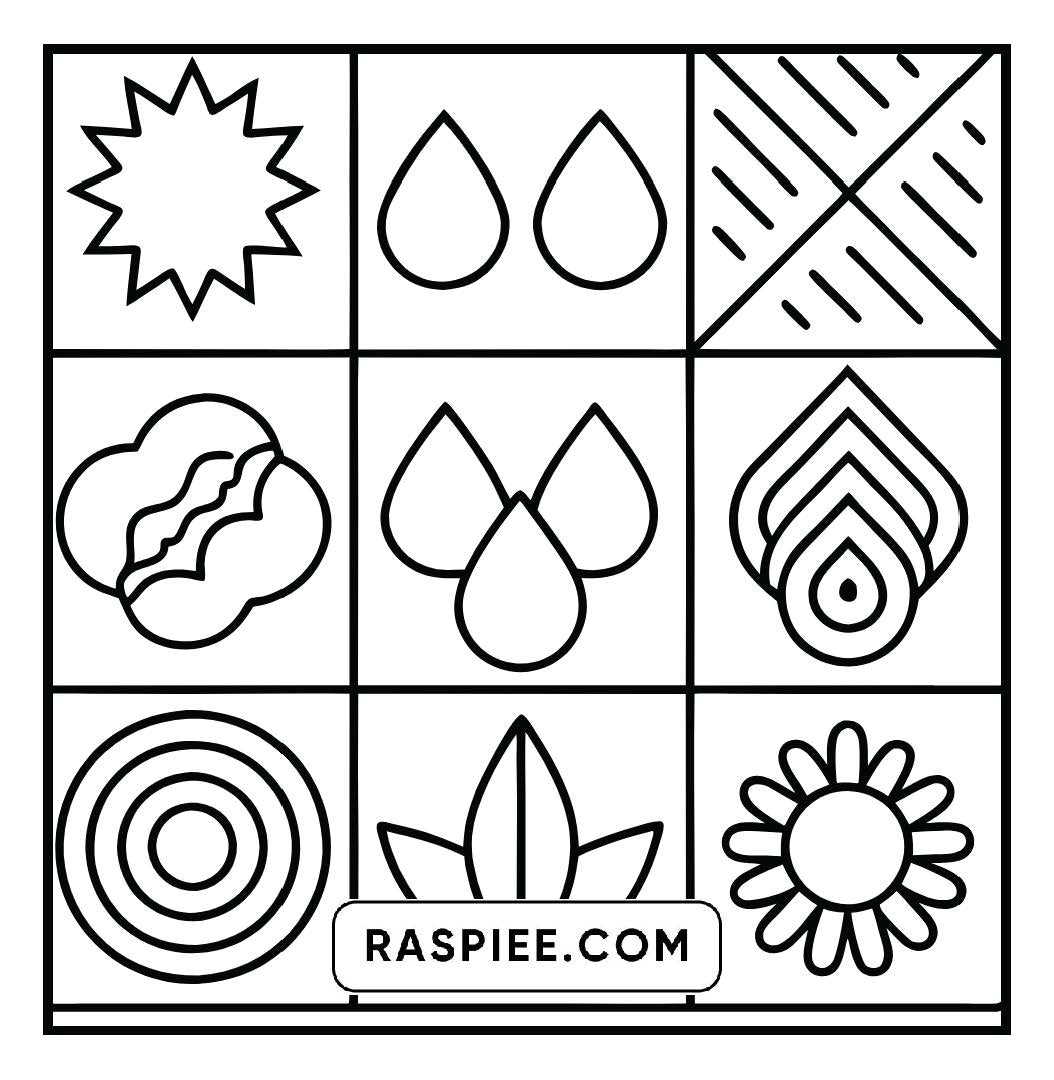 80 Bold and Easy Comfy Patterns Coloring Pages